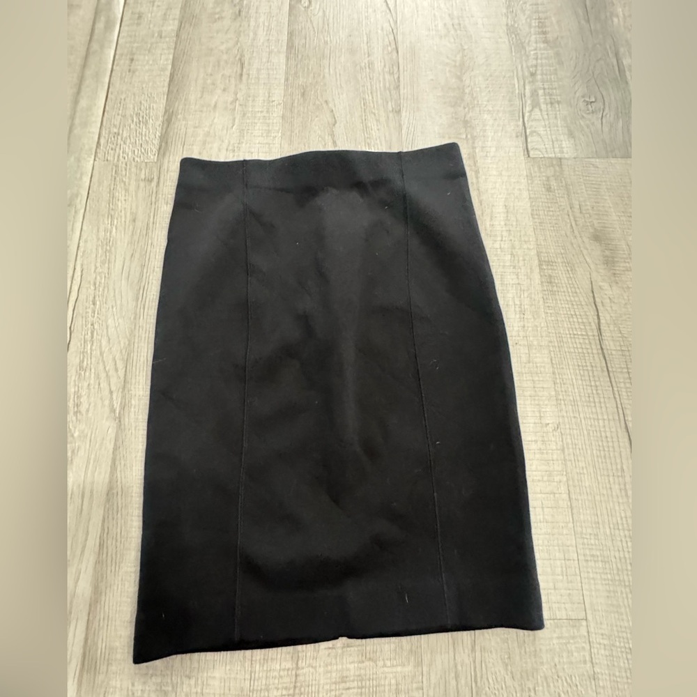 J. Crew Elegant Black Pencil Skirt